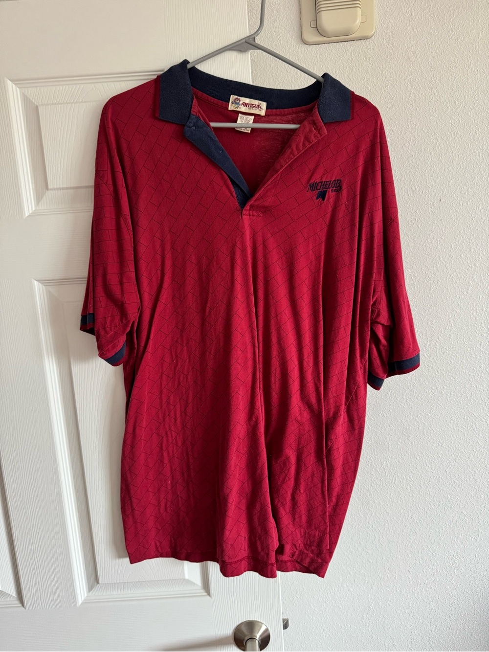 Vintage Antigua Michelob Beer Golf Polo Men’s XL Retro
